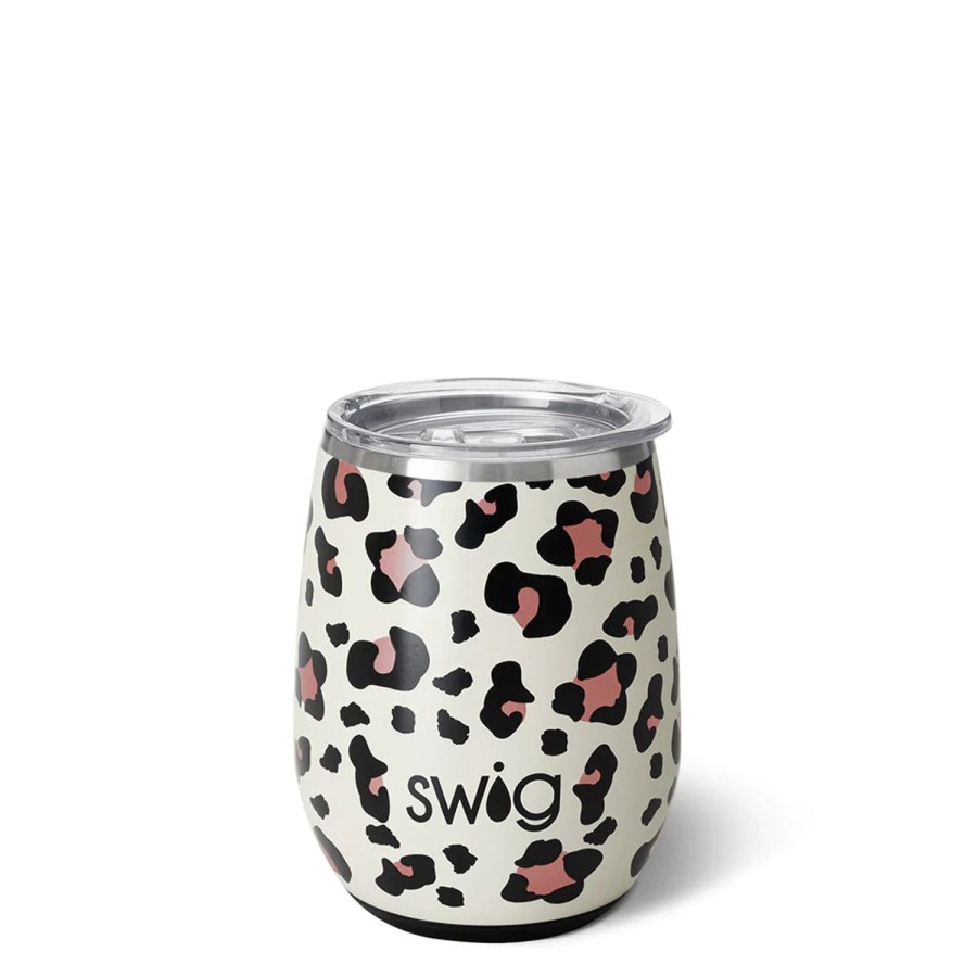 Swig Life Luxy Leopard Stemless Wine Cup (14Oz) | Wine + Cocktails