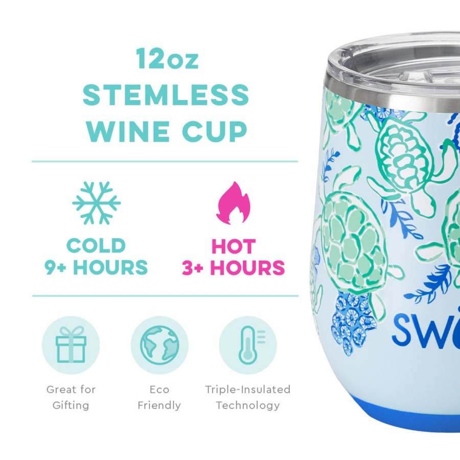 Swig Life Shell Yeah Stemless Wine Cup (12Oz) | Wine + Cocktails