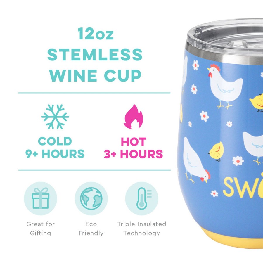 Swig Life Chicks Dig It Stemless Wine Cup (12Oz) | Wine + Cocktails