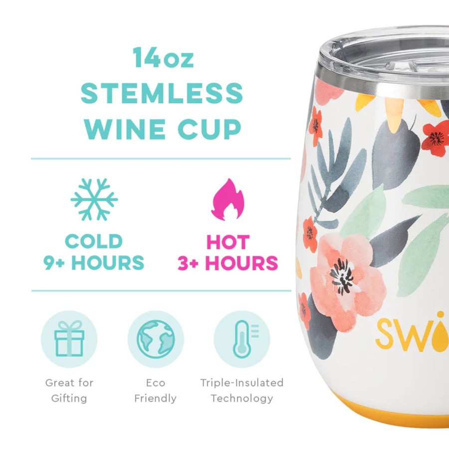 Swig Life Honey Meadow Stemless Wine Cup (14Oz) | Wine + Cocktails