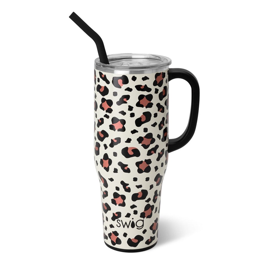 Swig Life Luxy Leopard Mega Mug (40Oz) | Travel Mugs