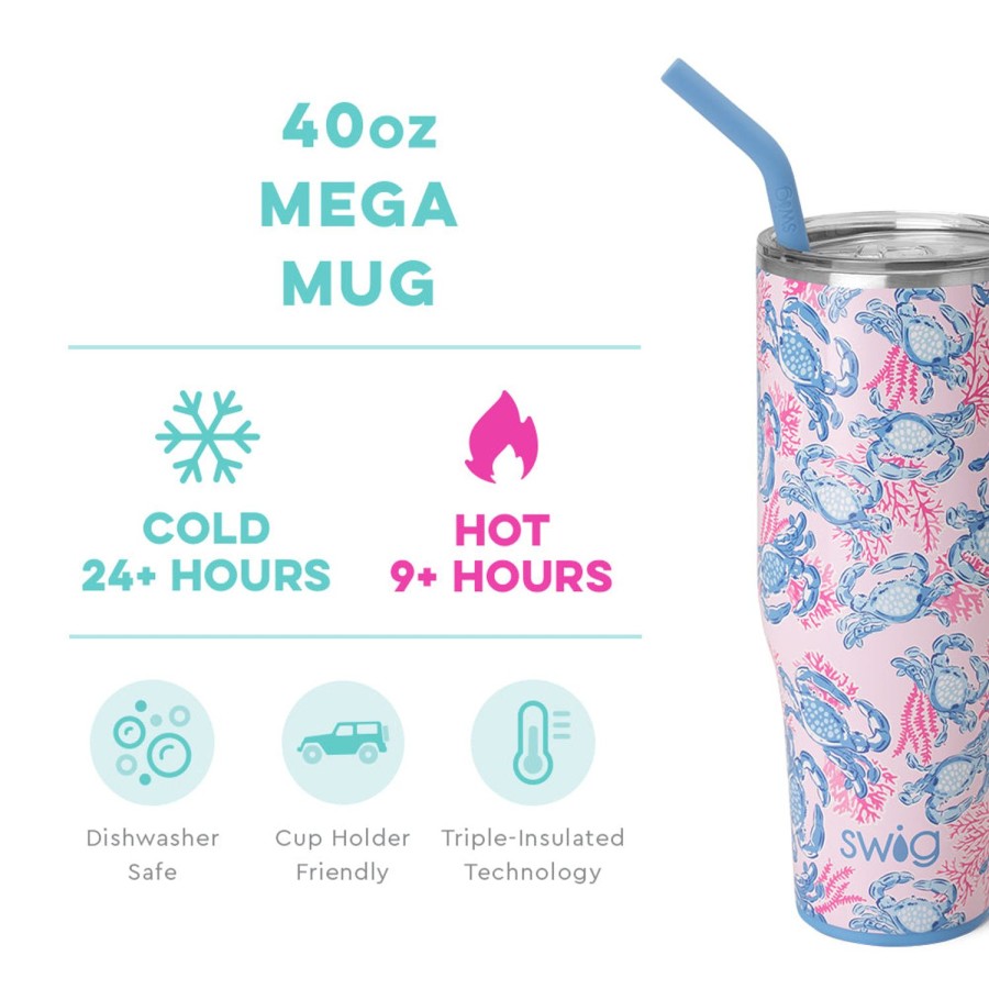 Swig Life Get Crackin' Mega Mug (40Oz) | Tumblers