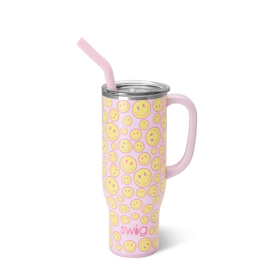 Swig Life Oh Happy Day Mega Mug (30Oz) | Travel Mugs