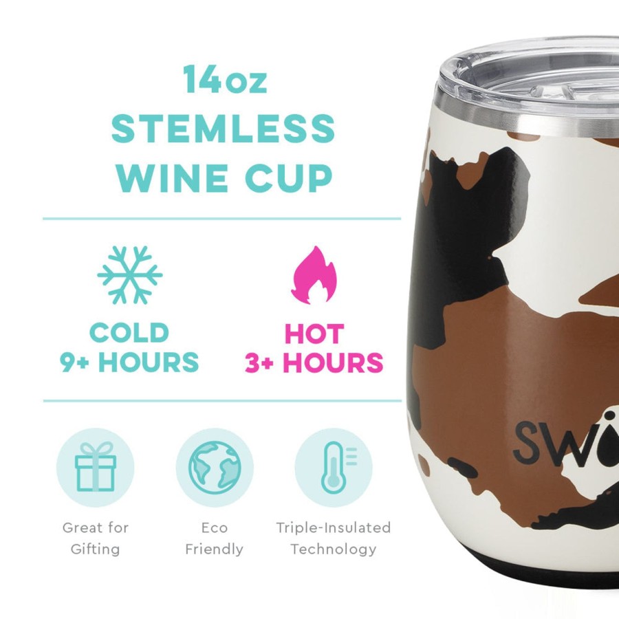 Swig Life Hayride Stemless Wine Cup (14Oz) | Wine + Cocktails