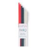 Swig Life Red, White & Blue Glitter Reusable Straw Set | Lids, Straws + More