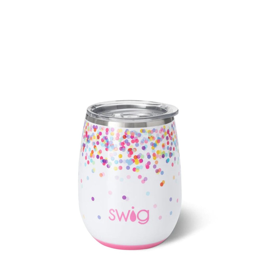 Swig Life Confetti Stemless Wine Cup (14Oz) | Wine + Cocktails