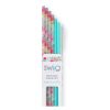 Swig Life Island Bloom + Mint Reusable Straw Set | Lids, Straws + More